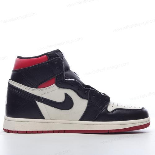 Nike Air Jordan 1 Retro High Herren/Damen Kengät ‘Musta Punainen’ 861428-106