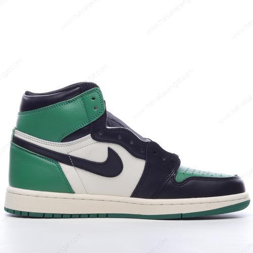 Nike Air Jordan 1 Retro High Herren/Damen Kengät ‘Musta Vihreä’ 555088-302