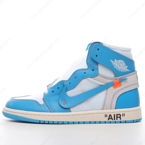 Nike Air Jordan 1 Retro High Herren/Damen Kengät ‘Sininen Valkoinen’ AQ0818-148
