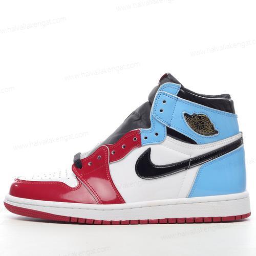 Nike Air Jordan 1 Retro High Herren/Damen Kengät ‘Sininen Valkoinen Punainen’ CK5666-100