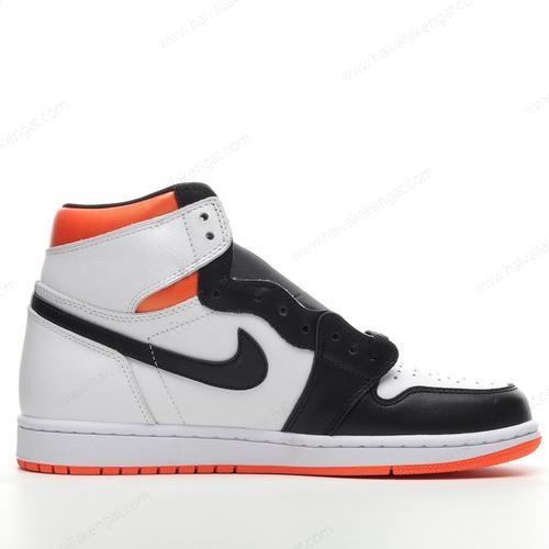 Nike Air Jordan 1 Retro High Herren/Damen Kengät ‘Valkoinen Oranssi Musta’ 555088-180
