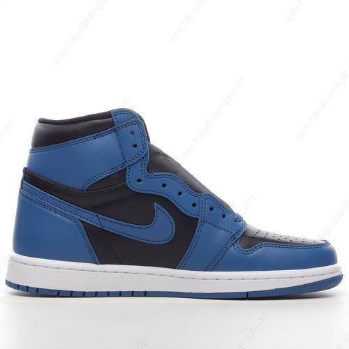 Nike Air Jordan 1 Retro High OG Herren/Damen Kengät ‘Tummansininen Musta’ 555088-404