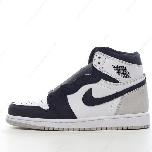 Nike Air Jordan 1 Retro High OG Herren/Damen Kengät ‘Valkoinen Musta Harmaa’ 555088-108