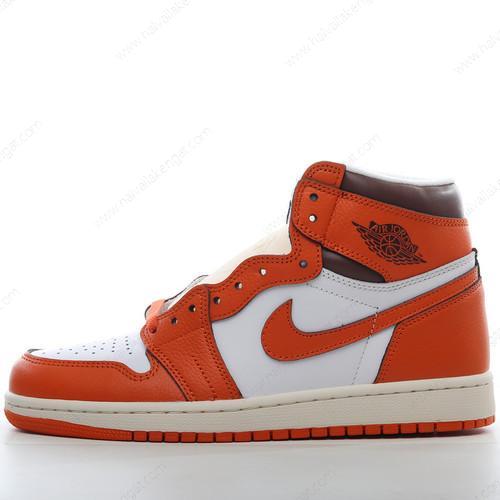 Nike Air Jordan 1 Retro High OG Herren/Damen Kengät ‘Valkoinen Oranssi’ DO9369-101