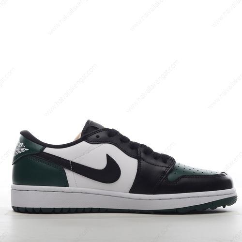 Nike Air Jordan 1 Retro Low Golf Herren/Damen Kengät ‘Musta Vihreä Valkoinen’ DD9315-107