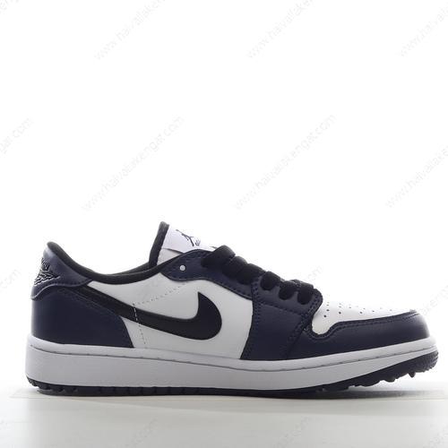 Nike Air Jordan 1 Retro Low Golf Herren/Damen Kengät ‘Valkoinen Laivasto Musta’ DD9315-104