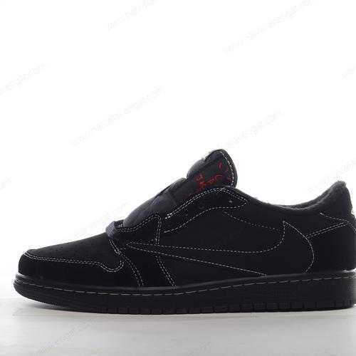 Nike Air Jordan 1 Retro Low OG Herren/Damen Kengät ‘Musta Valkoinen Punainen’ DM7866-001