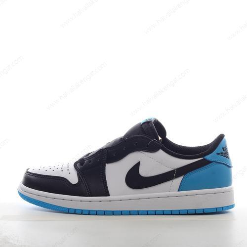 Nike Air Jordan 1 Retro Low OG Herren/Damen Kengät ‘Valkoinen Tumma Powder Blue Musta’ CZ0790-104