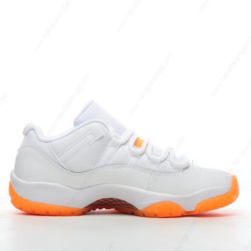 Nike Air Jordan 11 Mid Herren/Damen Kengät ‘Valkoinen Oranssi’ AH7860-139
