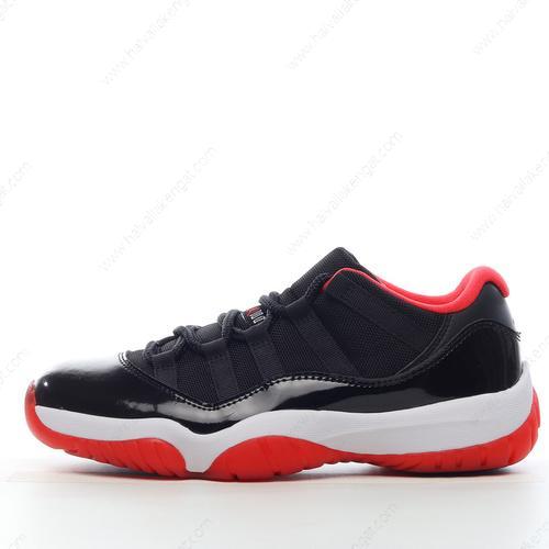 Nike Air Jordan 11 Retro Low Herren/Damen Kengät ‘Musta Punainen Valkoinen’ 528896-012
