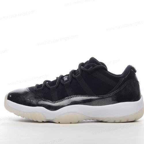 Nike Air Jordan 11 Retro Low Herren/Damen Kengät ‘Musta Valkoinen’ 528895-010