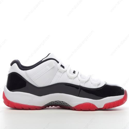 Nike Air Jordan 11 Retro Low Herren/Damen Kengät ‘Valkoinen Punainen Musta’ AV2187-160