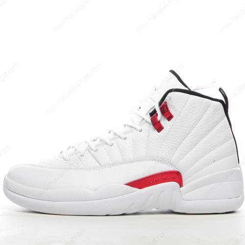 Nike Air Jordan 12 Retro Herren/Damen Kengät ‘Valkoinen Punainen’ CT8013-106
