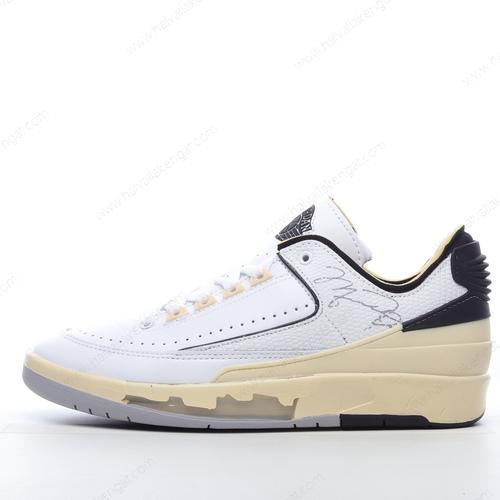Nike Air Jordan 2 Low SP x Off-White Herren/Damen Kengät ‘Valkoinen Musta’ DJ4375-101