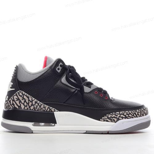 Nike Air Jordan 3 Retro Herren/Damen Kengät ‘Musta Harmaa’ 340254-061
