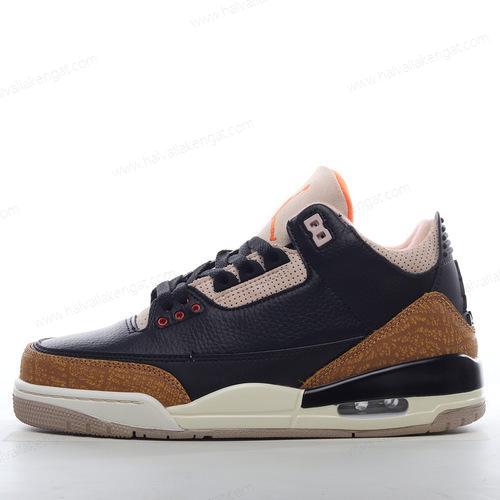 Nike Air Jordan 3 Retro Herren/Damen Kengät ‘Musta Ruskea Oranssi’ CT8532-008