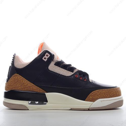 Nike Air Jordan 3 Retro Herren/Damen Kengät ‘Musta Ruskea Oranssi’ CT8532-008