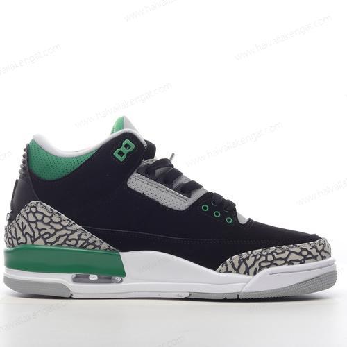Nike Air Jordan 3 Retro Herren/Damen Kengät ‘Musta Vihreä Harmaa Valkoinen’ DM0967-031