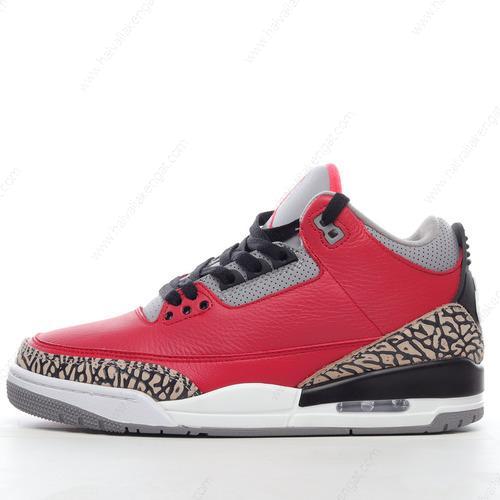 Nike Air Jordan 3 Retro Herren/Damen Kengät ‘Punainen Harmaa’ CU2277-600