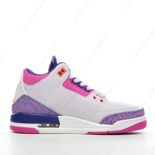 Nike Air Jordan 3 Retro Herren/Damen Kengät ‘Vaaleanpunainen Valkoinen Sininen’ 441140-500