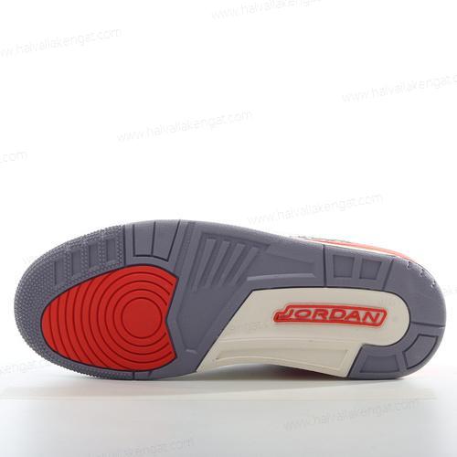 Nike Air Jordan 3 Retro Herren/Damen Kengät ‘Valkoinen Punainen Harmaa Musta’ DN3707-160