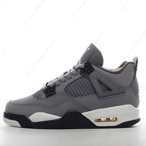 Nike Air Jordan 4 Retro Herren/Damen Kengät ‘Harmaa Musta’ 408452-007