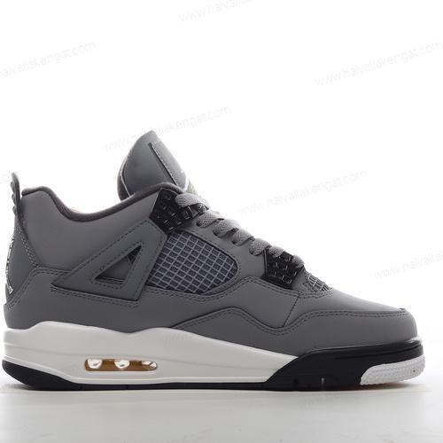 Nike Air Jordan 4 Retro Herren/Damen Kengät ‘Harmaa Musta’ 408452-007