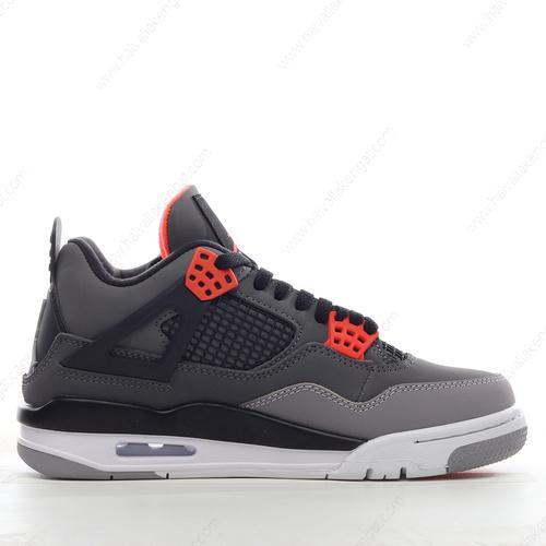 Nike Air Jordan 4 Retro Herren/Damen Kengät ‘Harmaa Musta Oranssi’ DH6927-061