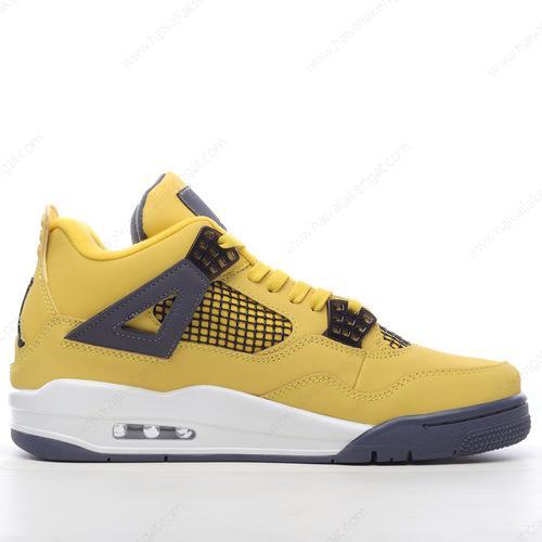 Nike Air Jordan 4 Retro Herren/Damen Kengät ‘Keltainen Harmaa’ CT8527-700