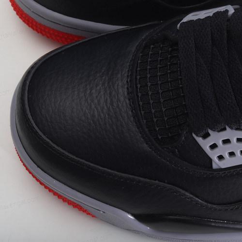 Nike Air Jordan 4 Retro Herren/Damen Kengät ‘Musta Punainen’ BQ7669-006