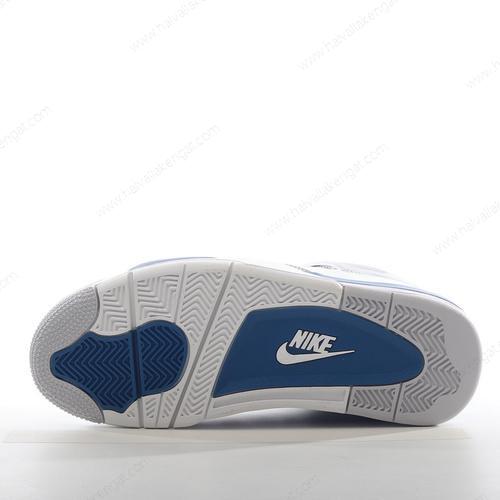 Nike Air Jordan 4 Retro Herren/Damen Kengät ‘Pois Valkoinen Sininen Harmaa’ FV5029-141
