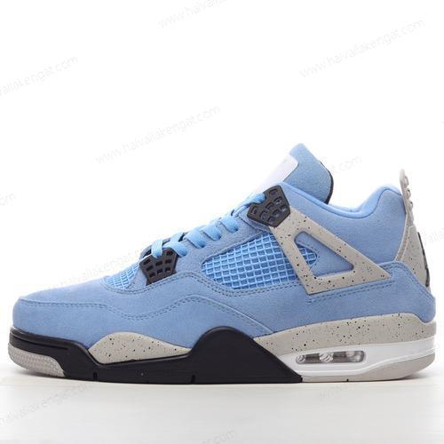 Nike Air Jordan 4 Retro Herren/Damen Kengät ‘Sininen Harmaa Valkoinen Musta’ CT8527-400