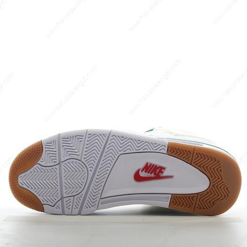 Nike Air Jordan 4 Retro Herren/Damen Kengät ‘Valkoinen Harmaa Vihreä’ DR5415-103