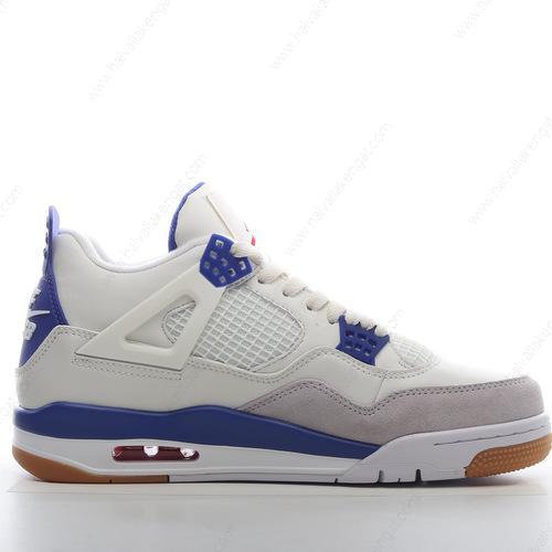 Nike Air Jordan 4 Retro Herren/Damen Kengät ‘Valkoinen Sininen Harmaa’ DR5415-140
