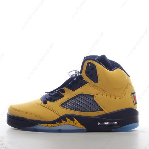 Nike Air Jordan 5 Herren/Damen Kengät ‘Keltainen Musta’ CQ9541-704
