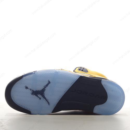 Nike Air Jordan 5 Herren/Damen Kengät ‘Keltainen Musta’ CQ9541-704