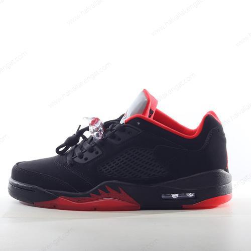 Nike Air Jordan 5 Retro Herren/Damen Kengät ‘Musta Punainen’ 819171-001