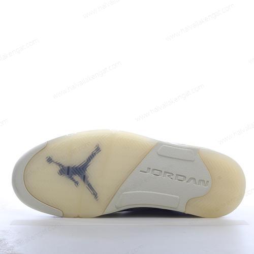 Nike Air Jordan 5 Retro Herren/Damen Kengät ‘Musta Valkoinen’ DA8016-100