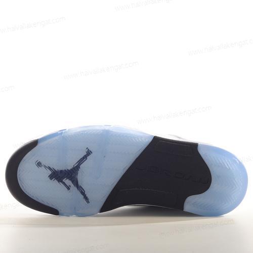 Nike Air Jordan 5 Retro Herren/Damen Kengät ‘Valkoinen Musta Hopea’ 314337-101