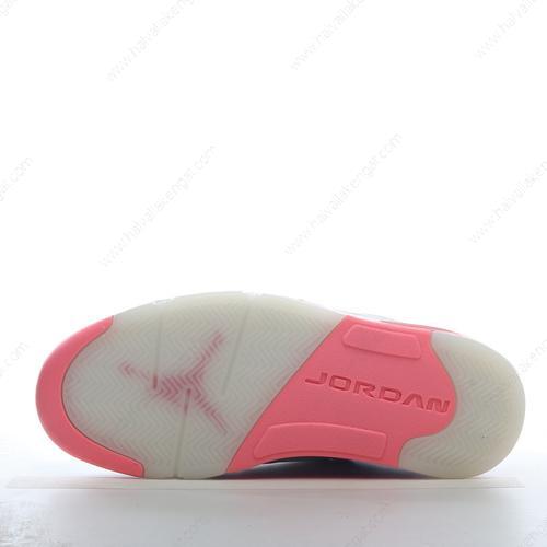Nike Air Jordan 5 Retro Herren/Damen Kengät ‘Valkoinen Punainen Harmaa’ DX4390-116