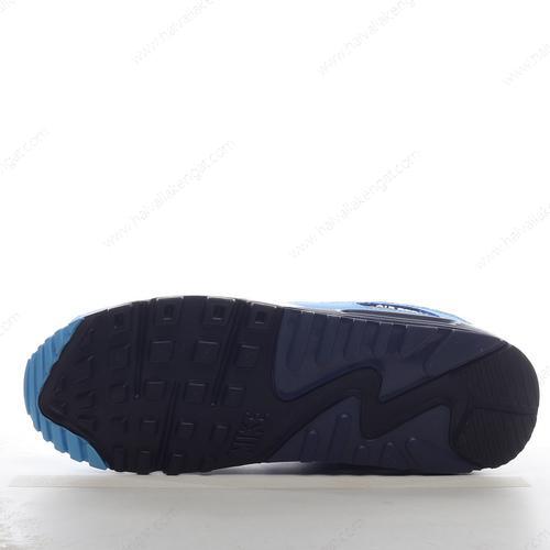Nike Air Max 90 Herren/Damen Kengät ‘Valkoinen Sininen Musta’ 309299-129