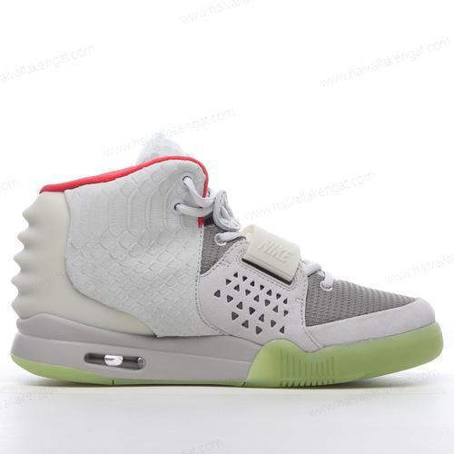 Nike Air Yeezy 2 Herren/Damen Kengät ‘Harmaa Valkoinen Punainen Vihreä’ 508214-010