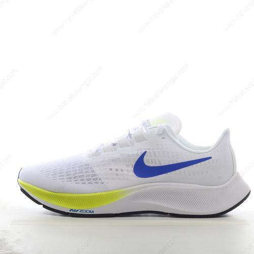 Nike Air Zoom Pegasus 37 Herren/Damen Kengät ‘Valkoinen Keltainen Sininen’ BQ9646-102