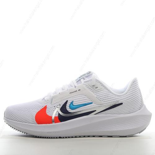 Nike Air Zoom Pegasus 40 Herren/Damen Kengät ‘Valkoinen Oranssi Musta Sininen’ FB8866-100