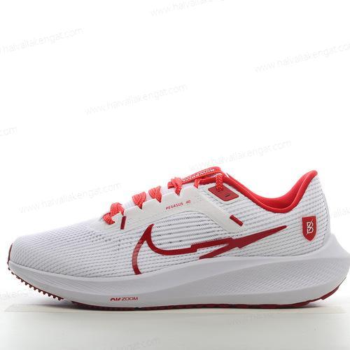 Nike Air Zoom Pegasus 40 Herren/Damen Kengät ‘Valkoinen Punainen’ DZ5969-100