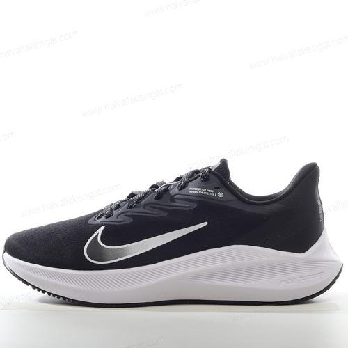 Nike Air Zoom Winflo 7 Herren/Damen Kengät ‘Musta Valkoinen’ CJ0291-005