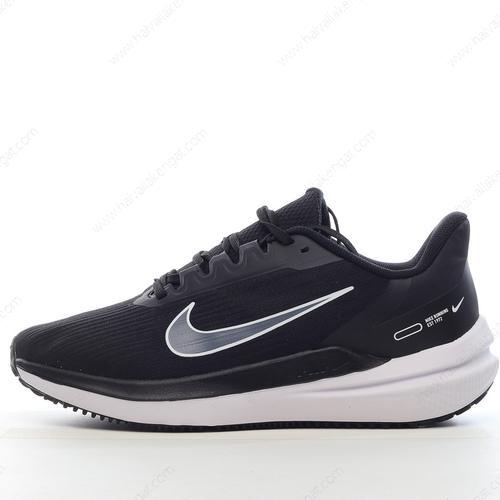 Nike Air Zoom Winflo 9 Herren/Damen Kengät ‘Musta Valkoinen’ DD6203-001