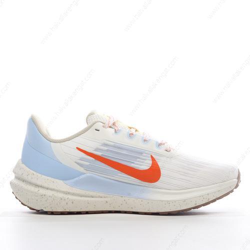 Nike Air Zoom Winflo 9 Herren/Damen Kengät ‘Valkoinen Sininen Oranssi’ DX6048-181