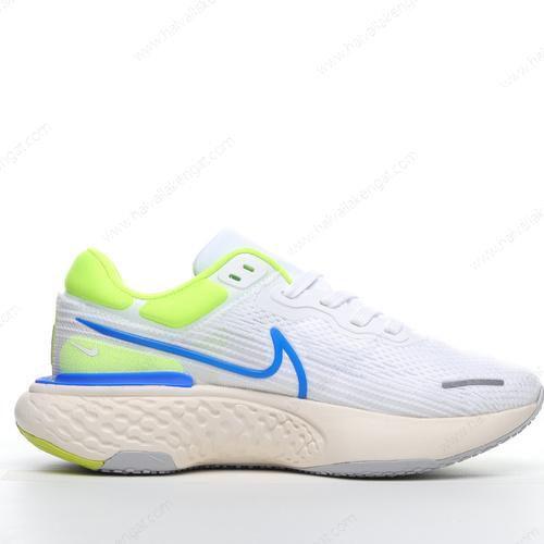 Nike Air ZoomX Invincible Run Flyknit Herren/Damen Kengät ‘Valkoinen Sininen Vihreä’ CT2228-101