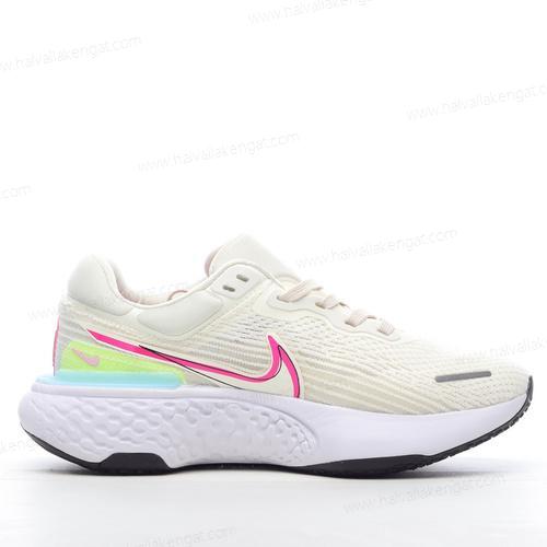 Nike Air ZoomX Invincible Run Flyknit Herren/Damen Kengät ‘Valkoinen Vaaleanpunainen Vihreä’ DJ5454-001